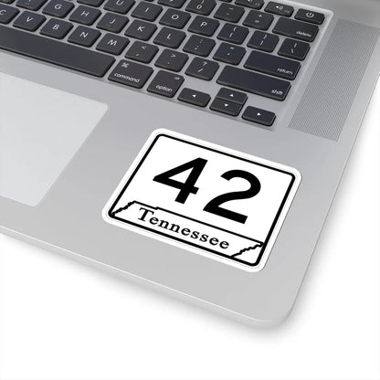 Tennessee 42 (Tennessee) (Road Sign) STICKER Vinyl Kiss-Cut Decal - The Sticker Space