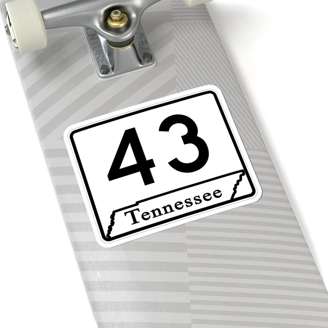Tennessee 43 (Tennessee) (Road Sign) STICKER Vinyl Kiss-Cut Decal - The Sticker Space