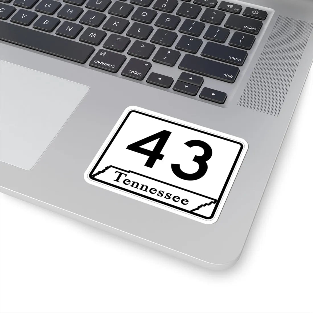 Tennessee 43 (Tennessee) (Road Sign) STICKER Vinyl Kiss-Cut Decal - The Sticker Space