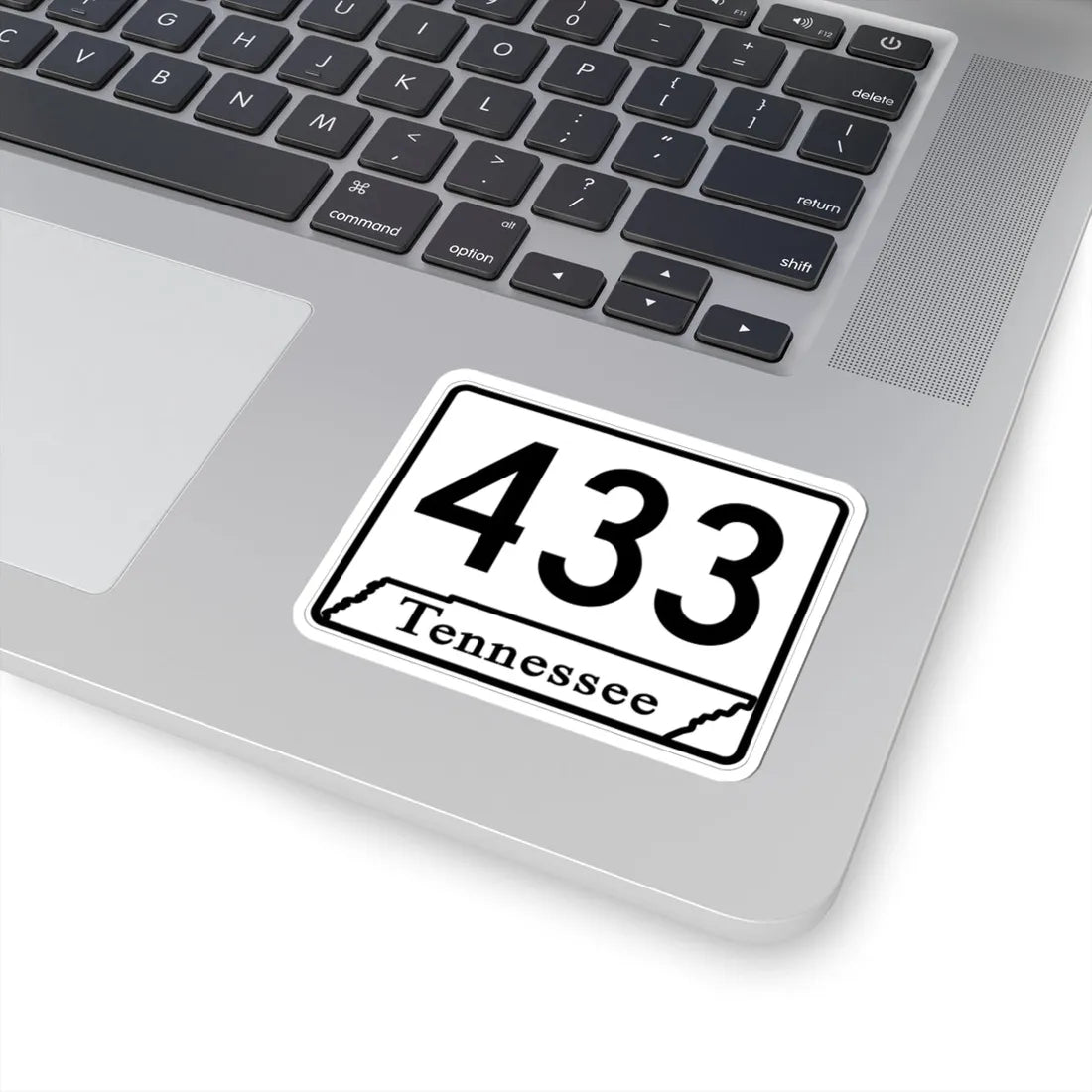 Tennessee 433 (Tennessee) (Road Sign) STICKER Vinyl Kiss-Cut Decal - The Sticker Space