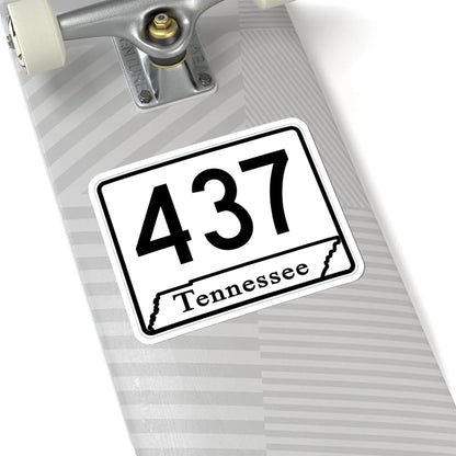 Tennessee 437 (Tennessee) (Road Sign) STICKER Vinyl Kiss-Cut Decal - The Sticker Space