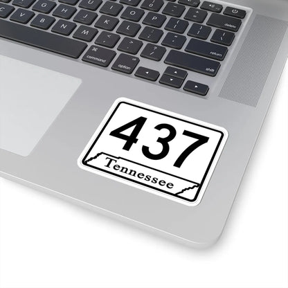 Tennessee 437 (Tennessee) (Road Sign) STICKER Vinyl Kiss-Cut Decal - The Sticker Space