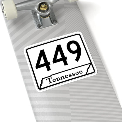 Tennessee 449 (Tennessee) (Road Sign) STICKER Vinyl Kiss-Cut Decal - The Sticker Space