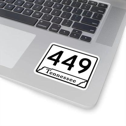 Tennessee 449 (Tennessee) (Road Sign) STICKER Vinyl Kiss-Cut Decal - The Sticker Space