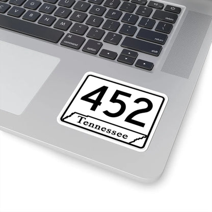 Tennessee 452 (Tennessee) (Road Sign) STICKER Vinyl Kiss-Cut Decal - The Sticker Space
