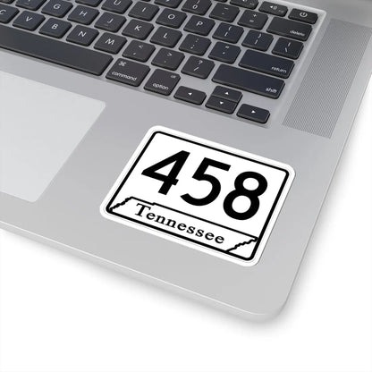 Tennessee 458 (Tennessee) (Road Sign) STICKER Vinyl Kiss-Cut Decal - The Sticker Space