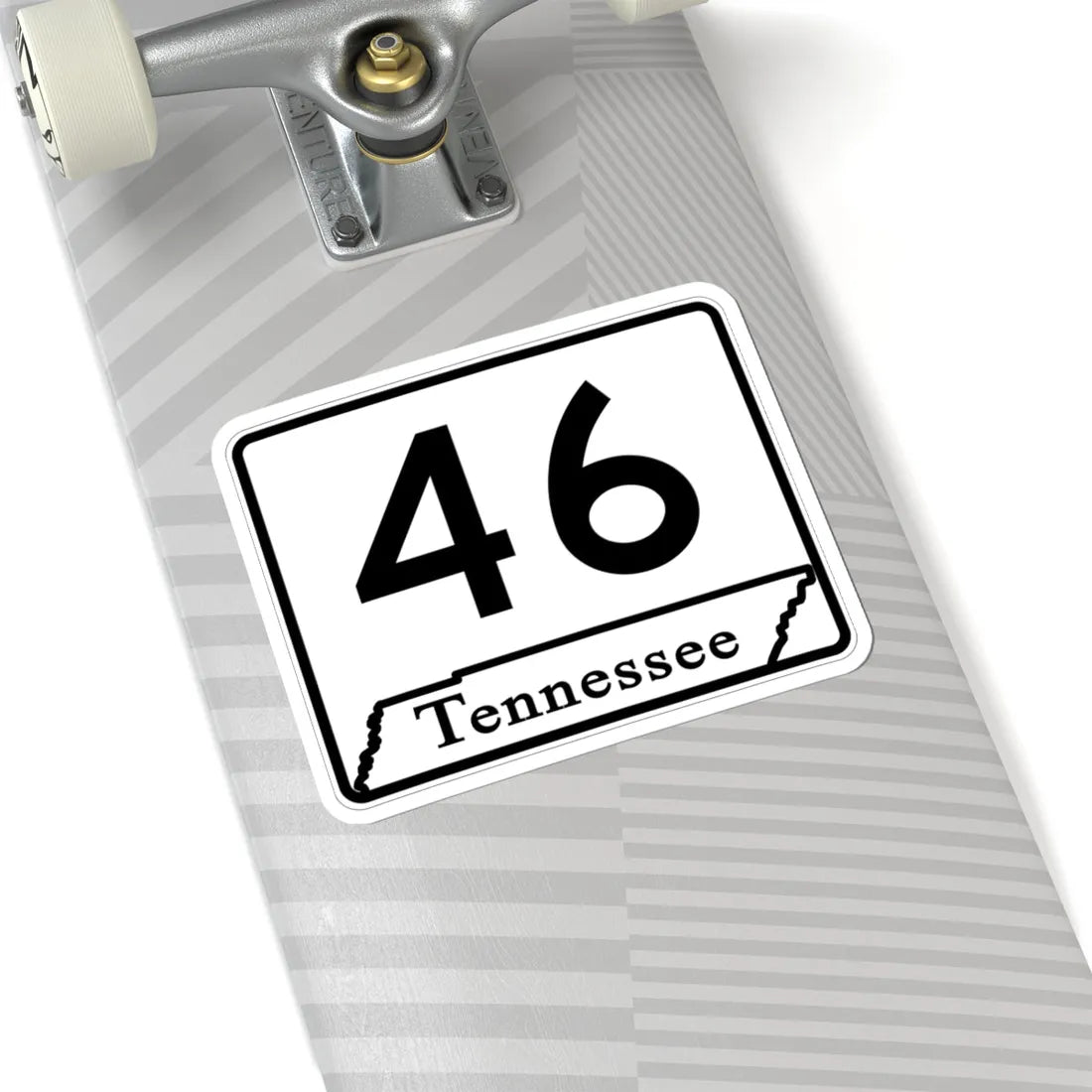 Tennessee 46 (Tennessee) (Road Sign) STICKER Vinyl Kiss-Cut Decal - The Sticker Space