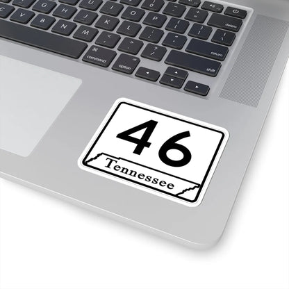 Tennessee 46 (Tennessee) (Road Sign) STICKER Vinyl Kiss-Cut Decal - The Sticker Space