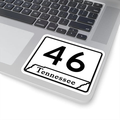 Tennessee 46 (Tennessee) (Road Sign) STICKER Vinyl Kiss-Cut Decal - The Sticker Space