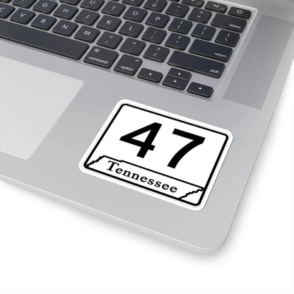 Tennessee 47 (Tennessee) (Road Sign) STICKER Vinyl Kiss-Cut Decal - The Sticker Space