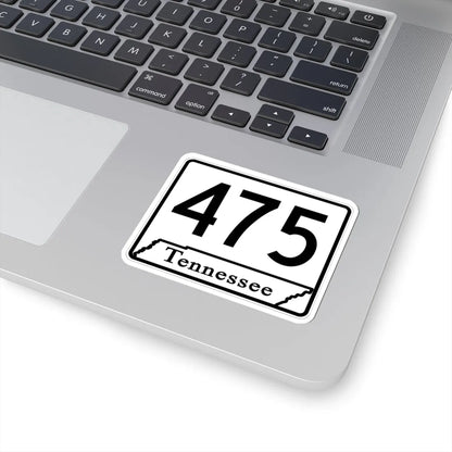 Tennessee 475 (Tennessee) (Road Sign) STICKER Vinyl Kiss-Cut Decal - The Sticker Space