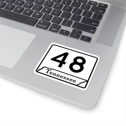 Tennessee 48 (Tennessee) (Road Sign) STICKER Vinyl Kiss-Cut Decal - The Sticker Space