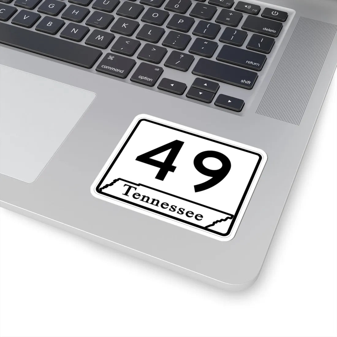 Tennessee 49 (Tennessee) (Road Sign) STICKER Vinyl Kiss-Cut Decal - The Sticker Space