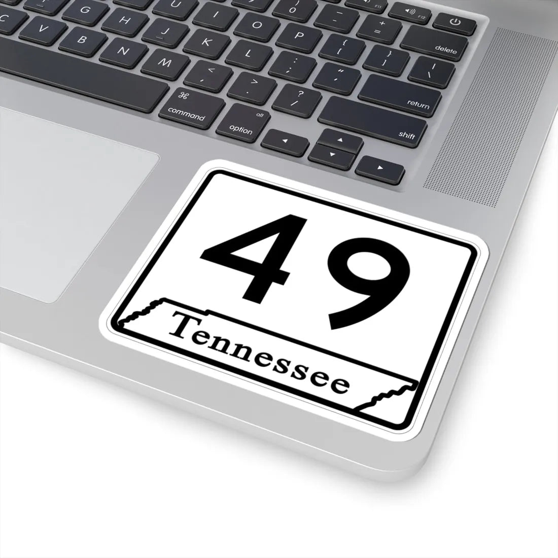 Tennessee 49 (Tennessee) (Road Sign) STICKER Vinyl Kiss-Cut Decal - The Sticker Space