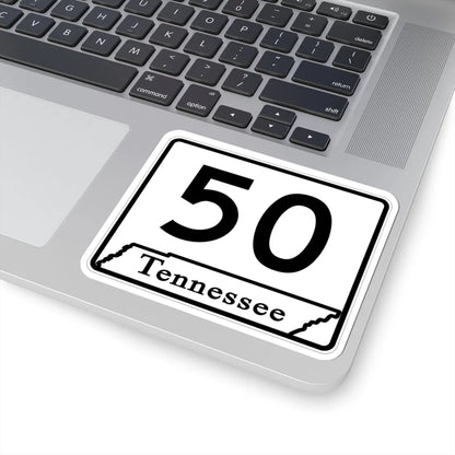 Tennessee 50 (Tennessee) (Road Sign) STICKER Vinyl Kiss-Cut Decal - The Sticker Space