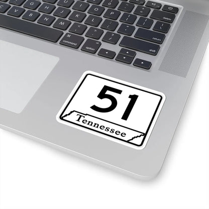 Tennessee 51 (Tennessee) (Road Sign) STICKER Vinyl Kiss-Cut Decal - The Sticker Space