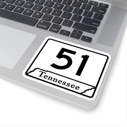 Tennessee 51 (Tennessee) (Road Sign) STICKER Vinyl Kiss-Cut Decal - The Sticker Space