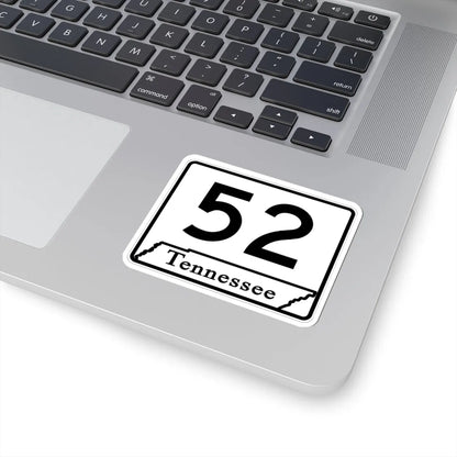 Tennessee 52 (Tennessee) (Road Sign) STICKER Vinyl Kiss-Cut Decal - The Sticker Space