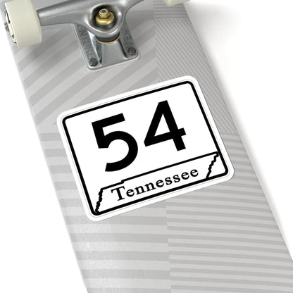 Tennessee 54 (Tennessee) (Road Sign) STICKER Vinyl Kiss-Cut Decal - The Sticker Space