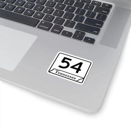 Tennessee 54 (Tennessee) (Road Sign) STICKER Vinyl Kiss-Cut Decal - The Sticker Space