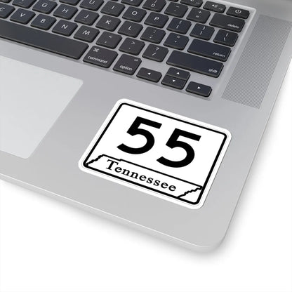 Tennessee 55 (Tennessee) (Road Sign) STICKER Vinyl Kiss-Cut Decal - The Sticker Space