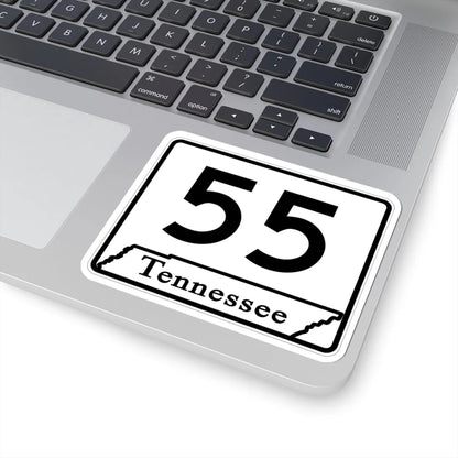 Tennessee 55 (Tennessee) (Road Sign) STICKER Vinyl Kiss-Cut Decal - The Sticker Space