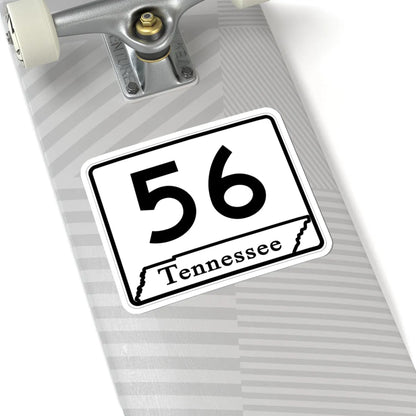 Tennessee 56 (Tennessee) (Road Sign) STICKER Vinyl Kiss-Cut Decal - The Sticker Space