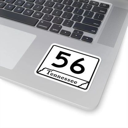 Tennessee 56 (Tennessee) (Road Sign) STICKER Vinyl Kiss-Cut Decal - The Sticker Space