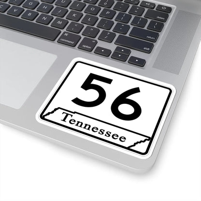 Tennessee 56 (Tennessee) (Road Sign) STICKER Vinyl Kiss-Cut Decal - The Sticker Space