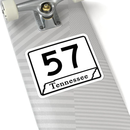 Tennessee 57 (Tennessee) (Road Sign) STICKER Vinyl Kiss-Cut Decal - The Sticker Space