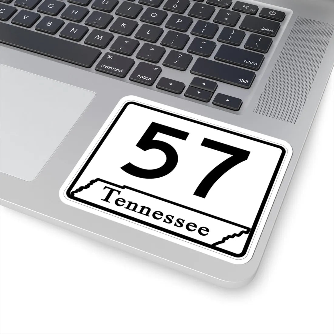 Tennessee 57 (Tennessee) (Road Sign) STICKER Vinyl Kiss-Cut Decal - The Sticker Space