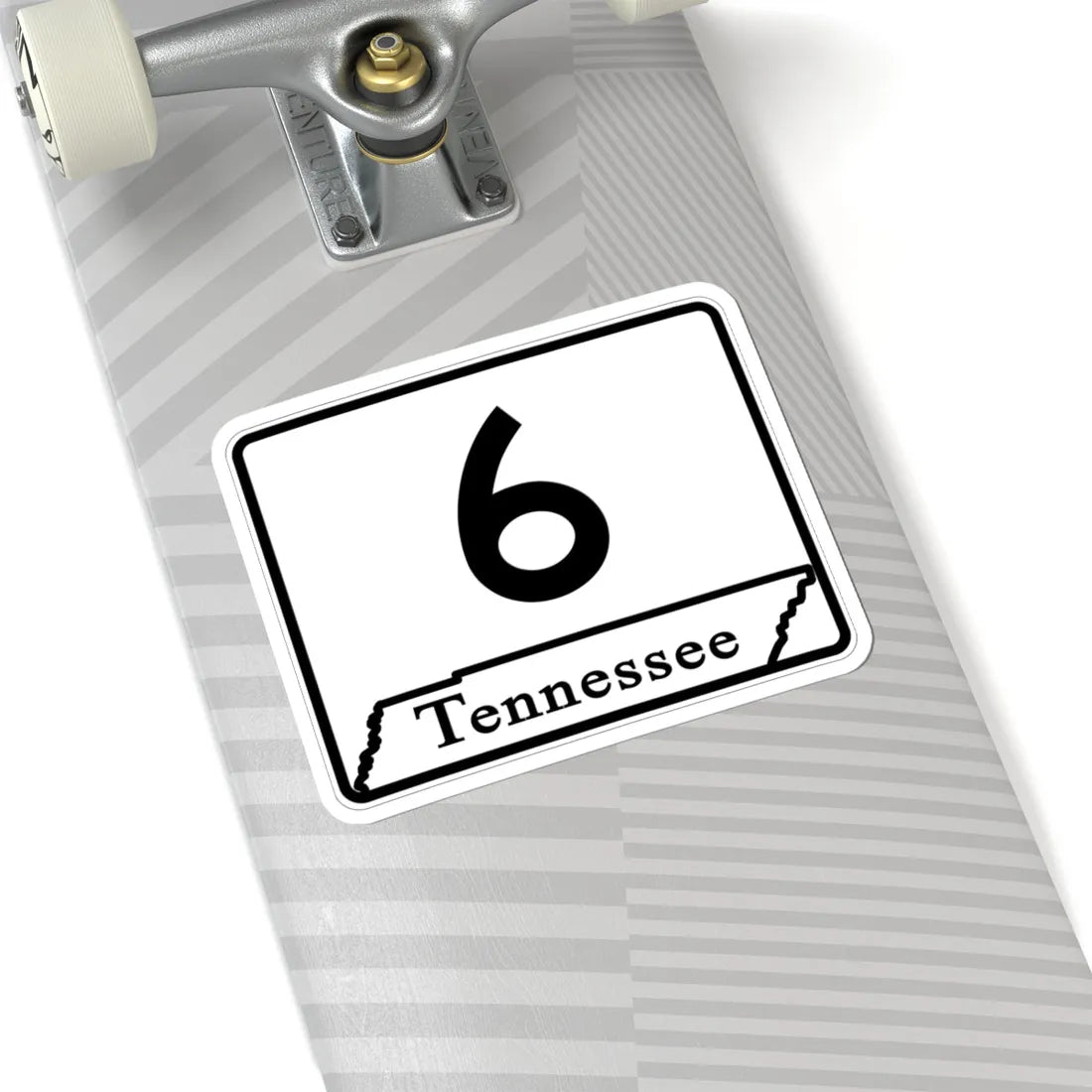 Tennessee 6 (Tennessee) (Road Sign) STICKER Vinyl Kiss-Cut Decal - The Sticker Space