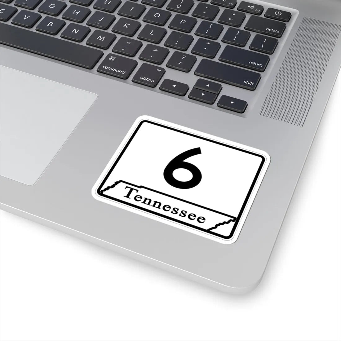 Tennessee 6 (Tennessee) (Road Sign) STICKER Vinyl Kiss-Cut Decal - The Sticker Space