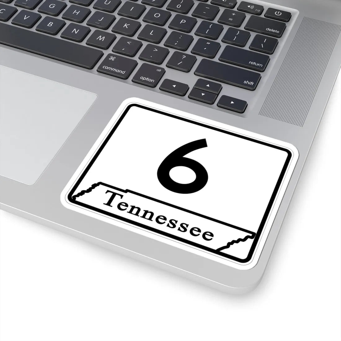 Tennessee 6 (Tennessee) (Road Sign) STICKER Vinyl Kiss-Cut Decal - The Sticker Space