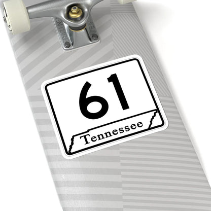 Tennessee 61 (Tennessee) (Road Sign) STICKER Vinyl Kiss-Cut Decal - The Sticker Space