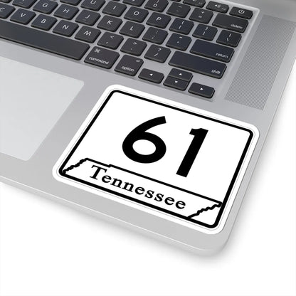Tennessee 61 (Tennessee) (Road Sign) STICKER Vinyl Kiss-Cut Decal - The Sticker Space