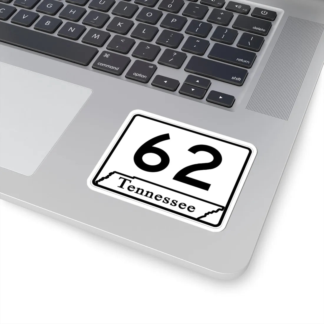 Tennessee 62 (Tennessee) (Road Sign) STICKER Vinyl Kiss-Cut Decal - The Sticker Space
