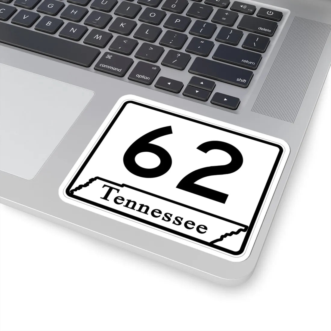 Tennessee 62 (Tennessee) (Road Sign) STICKER Vinyl Kiss-Cut Decal - The Sticker Space
