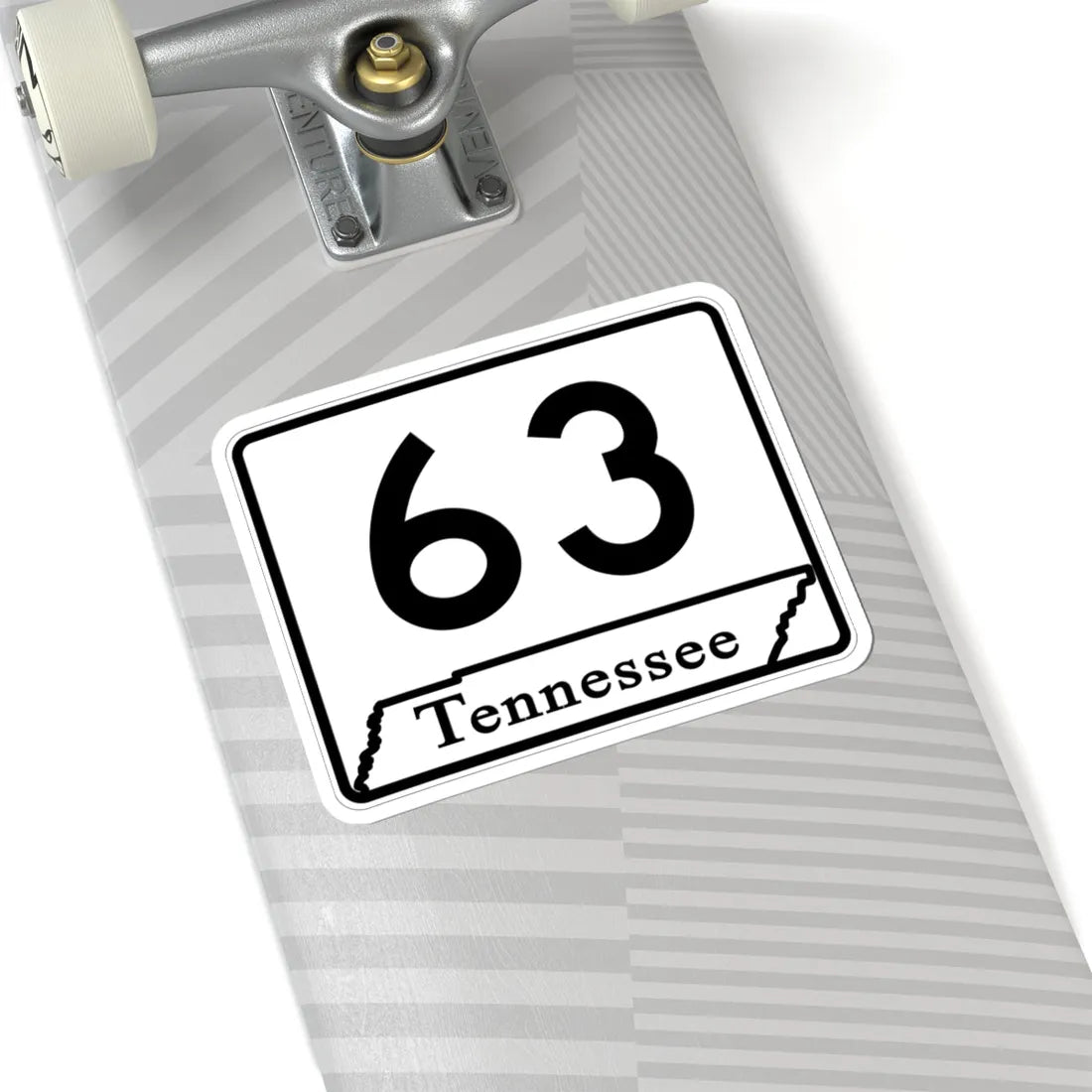 Tennessee 63 (Tennessee) (Road Sign) STICKER Vinyl Kiss-Cut Decal - The Sticker Space