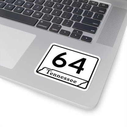 Tennessee 64 (Tennessee) (Road Sign) STICKER Vinyl Kiss-Cut Decal - The Sticker Space