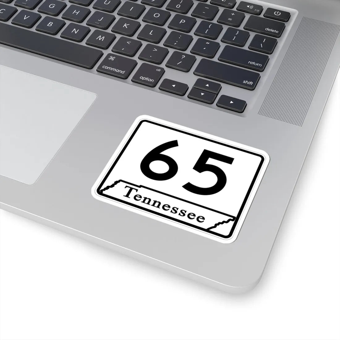 Tennessee 65 (Tennessee) (Road Sign) STICKER Vinyl Kiss-Cut Decal - The Sticker Space