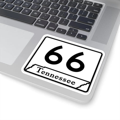 Tennessee 66 (Tennessee) (Road Sign) STICKER Vinyl Kiss-Cut Decal - The Sticker Space
