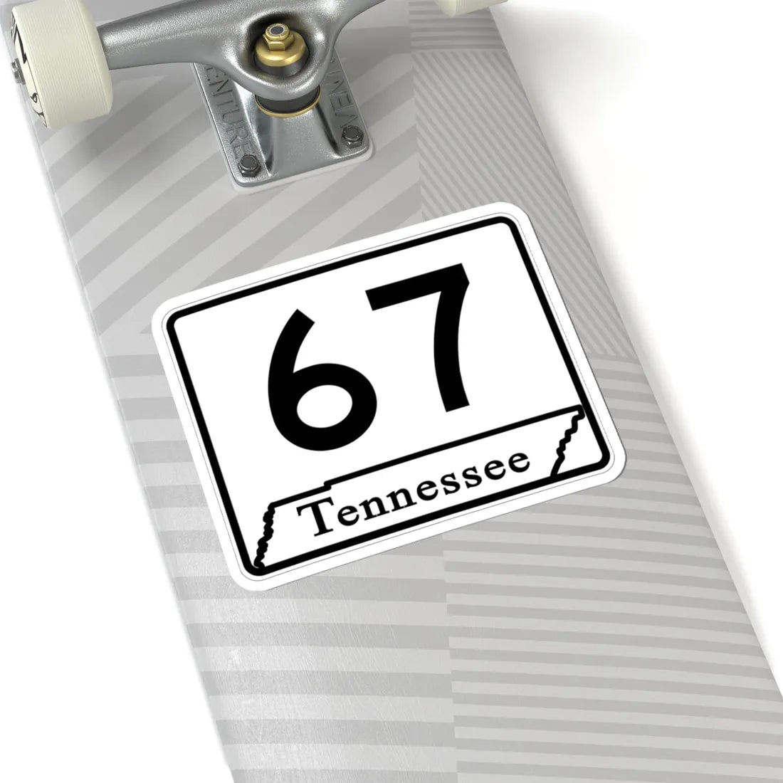 Tennessee 67 (Tennessee) (Road Sign) STICKER Vinyl Kiss-Cut Decal - The Sticker Space