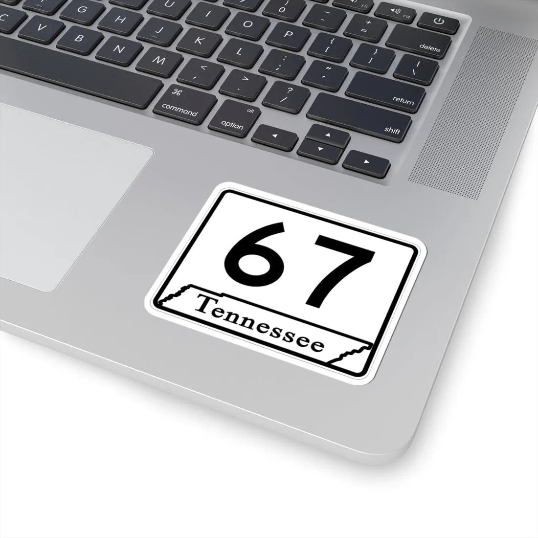 Tennessee 67 (Tennessee) (Road Sign) STICKER Vinyl Kiss-Cut Decal - The Sticker Space