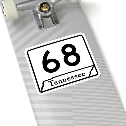 Tennessee 68 (Tennessee) (Road Sign) STICKER Vinyl Kiss-Cut Decal - The Sticker Space