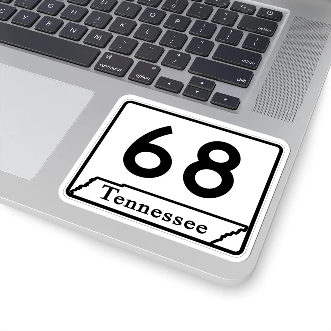 Tennessee 68 (Tennessee) (Road Sign) STICKER Vinyl Kiss-Cut Decal - The Sticker Space