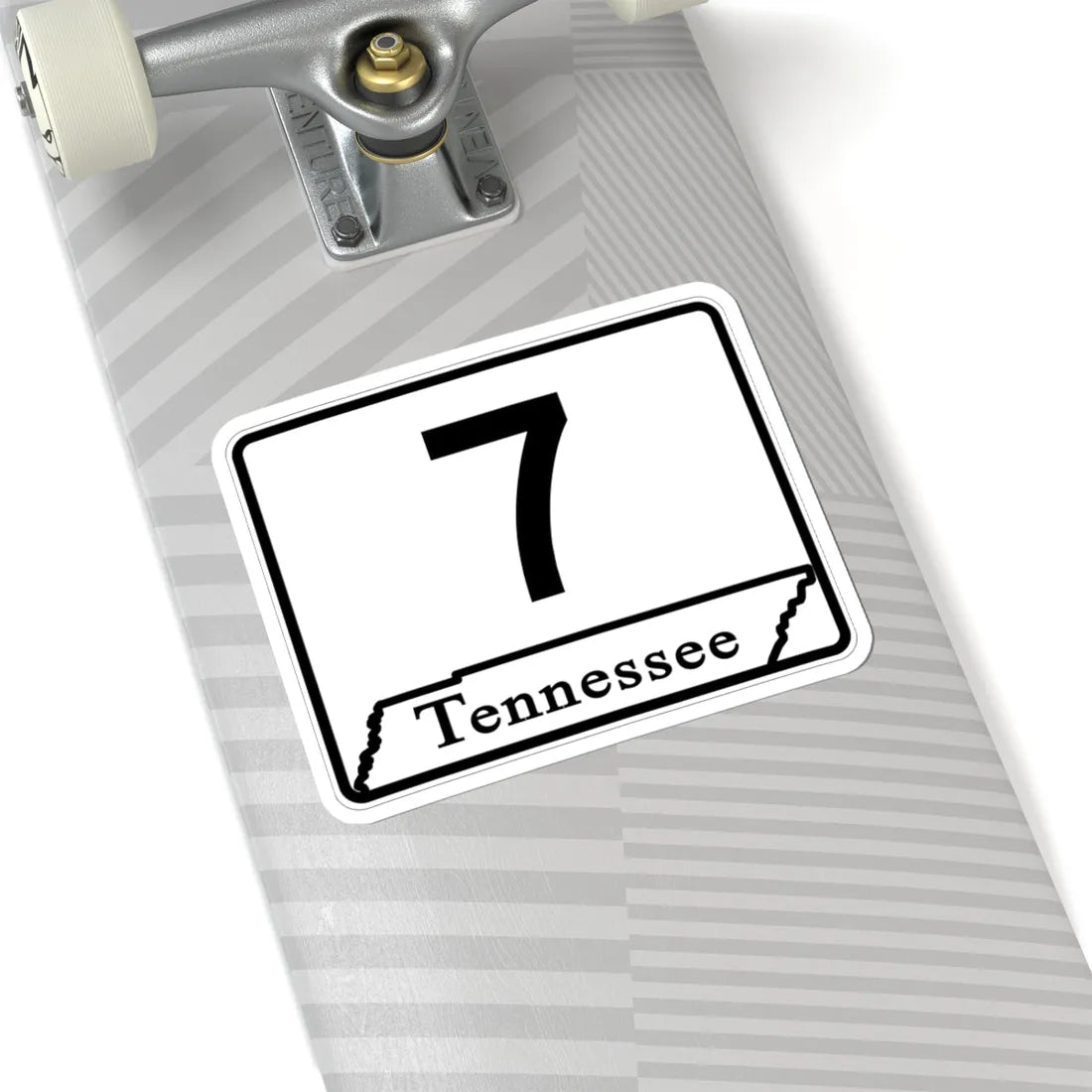 Tennessee 7 (Tennessee) (Road Sign) STICKER Vinyl Kiss-Cut Decal - The Sticker Space