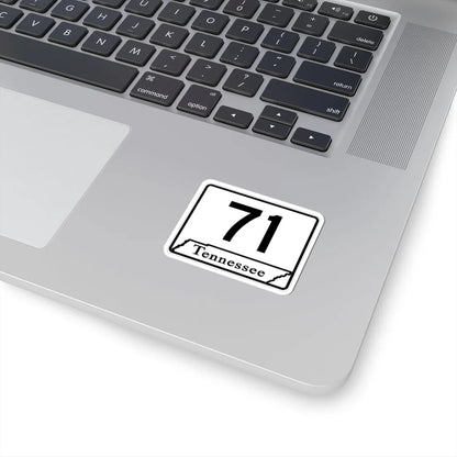 Tennessee 71 (Tennessee) (Road Sign) STICKER Vinyl Kiss-Cut Decal - The Sticker Space