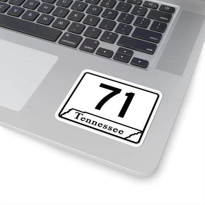 Tennessee 71 (Tennessee) (Road Sign) STICKER Vinyl Kiss-Cut Decal - The Sticker Space