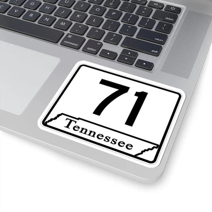 Tennessee 71 (Tennessee) (Road Sign) STICKER Vinyl Kiss-Cut Decal - The Sticker Space